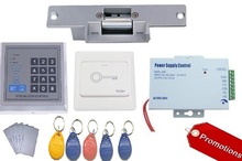 RFID 125Khz EM ID Keypad Electric Strike Lock Door Access Control System full Kit with RFID keyfob 2024 - buy cheap