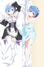 Чехол для подушки из японского аниме, чехол для подушки Re Zero kara Hajimeru Isekai Seikatsu Rem Dakimakura 2024 - купить недорого