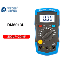 Medidor de capacitancia Digital de mano DM6013L 0-20mF, medidor electrónico de capacitancia, herramienta de diagnóstico, retroiluminación LCD 2024 - compra barato