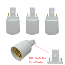 G23 to E27 Lamp base adapter G23 to E26 E27 Lamp base converter CFL LED Halogen Light Bulb Lamp Adapter Holder Converter 2024 - buy cheap