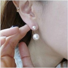 Joyería coreana moda femenina simple imitación perla pendientes 8ED174 2024 - compra barato