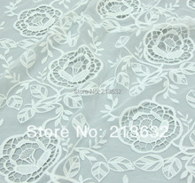 organza embroidery textile elestic fabric spandax hollow fabric for sewing dress 2024 - buy cheap