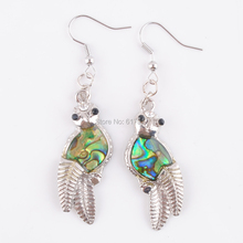 Frete grátis Mulheres Moda Jóias Nova Zelândia Abalone Shell Beads Dangle Brincos Par TR572 1 2024 - compre barato