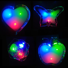 Colorful night light Heart-shaped Rose butterfly night light 2024 - buy cheap