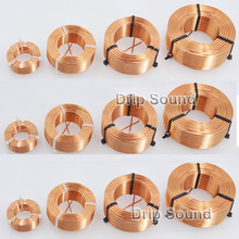 1pcs 0.8mm 0.2mH-1.8mH Audio Amplifier Speaker Crossover Inductor 4N Oxygen-Free Copper Wire Coil #Copper 2024 - buy cheap