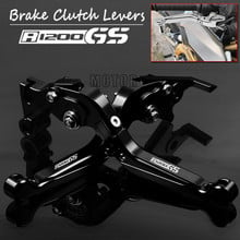 Motorcycle CNC Aluminum Folding Brake Clutch Levers For BMW R1200GS LC 2013-2018 R1200 GS 2004-2012 Adjustable Foldable R 1200 2024 - buy cheap