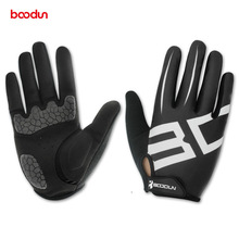 Перчатки Boodun гелевые велосипедные для мужчин и женщин, митенки с закрытыми пальцами для езды на горном и дорожном велосипеде 2024 - купить недорого