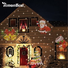 12 Patterns Christmas Laser Snowflake Projector  Navidad Exte LED Disco Lights Home Garden Star Light Indoor Decoration 2024 - buy cheap