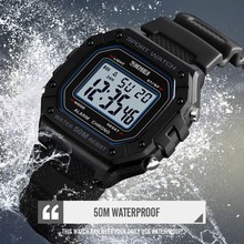 SKMEI-reloj deportivo militar para hombre, cronógrafo Digital de lujo, resistente al agua, con alarma, a la moda 2024 - compra barato