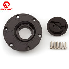 Tapa de tanque de combustible de aluminio para motocicleta, tapa de tanque de Gas y aceite para Triumph SpeedTriple 955i StreetTriple 675/R/1050 Speed Four Daytona 675 2024 - compra barato