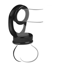 New silicone erection penis double cock Ring ball stretcher restraint male chastity cage delay ejaculation Sex Toy for men 2024 - buy cheap