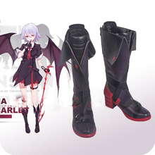 Touhou Project Remilia Scarlet Cosplay Shoes Boots Halloween Carnival Party Costume Accessories 2024 - buy cheap