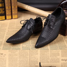 british mens dress shoes braided leather white black pointed toe crocodile mens formal shoes classic sapato masculino oxford 2024 - buy cheap