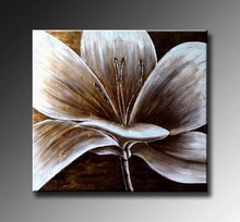 High quality flower canvas,single flower oil paintings,abstract art home decoration on wall 2024 - buy cheap