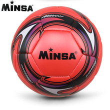 Новый бренд 2017 Официальный стандартный футбольный мяч MINSA Размер 5 тренировочный футбольный мяч 2024 - купить недорого