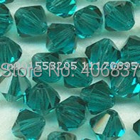 Free Shipping! 720pcs/Lot AAA Chinese Top Quality Blue Zircon 4mm #5301 Crystal Bicone Beads 2024 - buy cheap