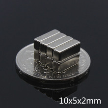 100pcs N35 NdFeB Rectangular magnets f 10x5x2 mm Super Strong Neodymium magnet 10*5*2 mm Cuboid magnet 10mm x 5mm x 2mm 2024 - buy cheap