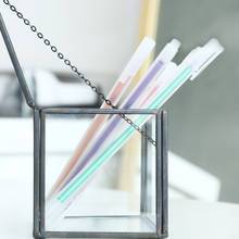 6 pcs gel pen papelaria lapices kawaii caneta gel boligrafo caneta colorida jel kalem glitter muji color stylo canetas colorida 2024 - buy cheap