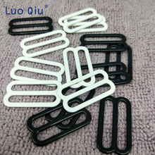 Metal&plastic buckle Brassiere clasp nylon coated metal white 25mm bra adjustable buckles 8 Bra underwear 20 pcs/lot 2024 - buy cheap