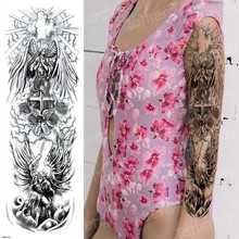 Татуировка непромокаемая временная татуировка, татуировка с изображением ангела войны, демона, татуировка, тату, боди-арт, тату с большим рукавом, 2019 2024 - купить недорого
