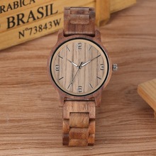 Bamboo Wooden Watch Men Full Wood Watch Lightweight Handmade Men Wrist Watches Timepieces Clock Male Leisure reloj hombre 2024 - buy cheap