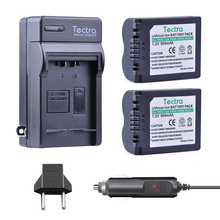Tectra-Batería de iones de litio CGA-S006, cargador Digital para Panasonic DMC FZ7 FZ8 FZ18 FZ28 FZ30 FZ35 FZ38 FZ50 DMW BMA7, 2 uds. CGA-S006E 2024 - compra barato
