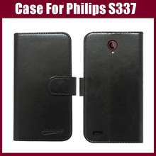 Nueva funda protectora exclusiva de cuero con tapa de 6 colores de alta calidad para Philips S337 2024 - compra barato
