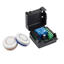 universal 433mhz DC12V 1CH RF wireless remote control lighting  switch  transmitter & receiver Circular button wall paste switch 2024 - buy cheap