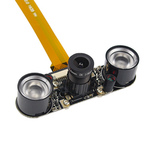 Raspberry Pi Zero модуль камеры 5 Мп фокусное расстояние регулируемая камера ночного видения с ИК-подсветкой + 16 см FFC кабель для Raspberry Pi Zero W 2024 - купить недорого