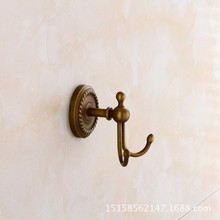 European style copper antique coat hook bathroom simple hardware pendant copper bathroom pendant antique hook clothes hook 2024 - buy cheap