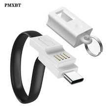 Mini Key Chain USB Type C Cable Mobile Phone Accessories Fast Charging For Samsung Xiaomi 8 Charger Portable Keychain Short Cord 2024 - buy cheap