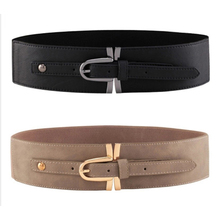 European and American Fashion brand wide elastic belts female elastic belt for women coat jacket Cummerbunds 2024 - buy cheap