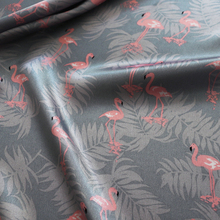 1 meter X 1.48 meter Soft Polyester Charmeuse Fabric Pink Flamingo Satin Material Lining 2024 - buy cheap