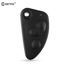 KEYYOU SUBSTITUIÇÃO 3 REMOT BOTÃO FLIP KEY FOB CASO PARA ALFA ROMEO 147 156 166 GT 2024 - compre barato