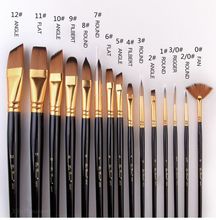 15pcs/set high quality Nylon Multifunction Paint Brush for Oil Painting Watercolor Acrylic Brush Artist Brush Set Art Craft 2024 - buy cheap