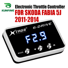 Controlador eletrônico do acelerador do carro que compete o impulsionador potente do acelerador para skoda fabia 5j 2011-2014 que ajusta as peças acessório 2024 - compre barato