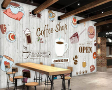 Большие пользовательские обои Beibehang, обои любых размеров, обои в европейском и американском стиле для кофейни, обои для стен 3 d 2024 - купить недорого