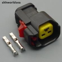 Shhworld-kit de conector elétrico para carro, bocal de óleo automotivo com 2 pinos, à prova d'água, para carro ford, chevrolet 2024 - compre barato