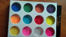 12 frascos de purpurina en polvo para decoración de uñas, 12 colores holográficos, polvo cosmético para Festival, lentejuelas/purpurina 2024 - compra barato