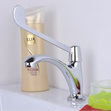 L15121 - Luxury Cold Water Brass Basin Faucet Chrome Finish Tap 2024 - buy cheap