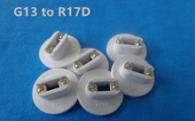 Base para tubo led r17d, estrutura de 100 tamanhos t8 com um pino g13 para conversores r17d