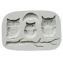 owl 3D  Shaped Silicone Fondant Mould Cake Decorating Baking Tools  Kitchen Accessories SQ15187 2024 - buy cheap