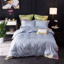 4/6/7Pcs Egypt Cotton Rose Garden luxury Bedding Set Embroidery Duvet cover set Bed Sheet Pillowcases Queen King Size bed linen 2024 - buy cheap