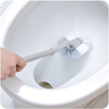 Strong Toilet Cleaning Brush Plastic Toilet Brush Scrubber Curved Clean Side Bending Handle Corner Brush Bathroom WC Cleaning 2024 - buy cheap