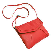 New Fashion Women's Envelope Bag Leather Messenger bags Handbag Shoulder Cross body Bags Purses satchels Bolsas red 2024 - buy cheap