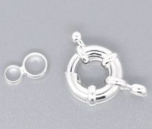DoreenBeads Silver color Spring Clasps W/Attachment Rings 15mm,sold per pack of 10 2024 - buy cheap