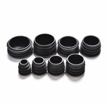 10Pcs/lot Black Plastic Furniture Leg Plug Blanking End Cap Bung For Round Pipe Tube Diameter: 16/19/22/25/28/30/32/35mm 2024 - buy cheap