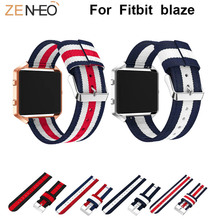 Nylon Wrist Strap For fitbit blaze Classic watchband unique Sport Watch Bands Replacement Bracelet For fitbit blaze wristbands 2024 - buy cheap