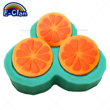 DIY Orange Silicone Soap Mold For Cake Pudding Soap Making Mould 3 Orange Handmade Soap Mould Chocolate Mold S0075CZ 2024 - buy cheap
