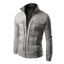 2018 Autumn Winter Mens Retro Tactical Jacket Slim Fit Warm Fleece Coat Causal Bomber Jacket Outwear Chaquetas Hombre Plus Size 2024 - buy cheap